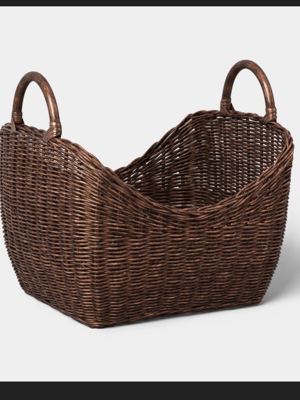Large Dark Stain Rattan
Basket Brown - Threshold™